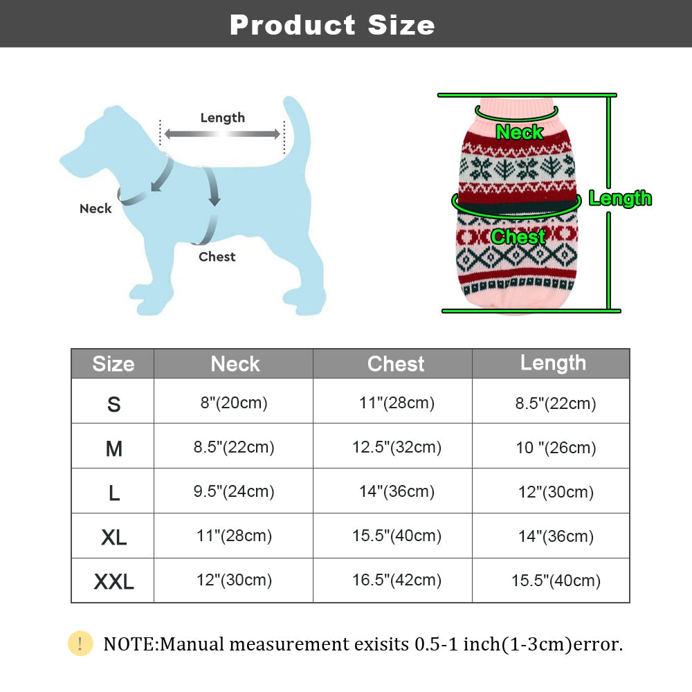 Christmas Dog Sweater - Trendy Dog Boutique