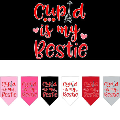 Cupid Is My Bestie Bandana - Trendy Dog Boutique