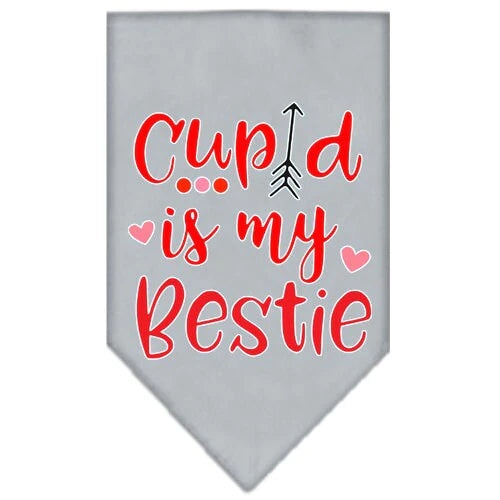 Cupid Is My Bestie Bandana - Trendy Dog Boutique