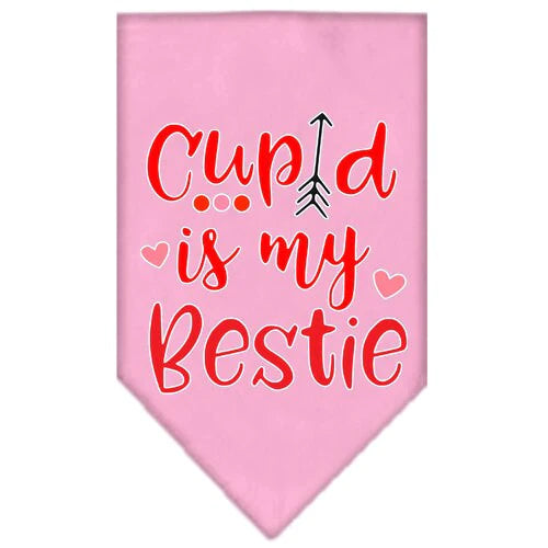 Cupid Is My Bestie Bandana - Trendy Dog Boutique