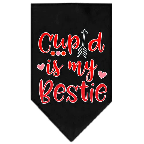 Cupid Is My Bestie Bandana - Trendy Dog Boutique