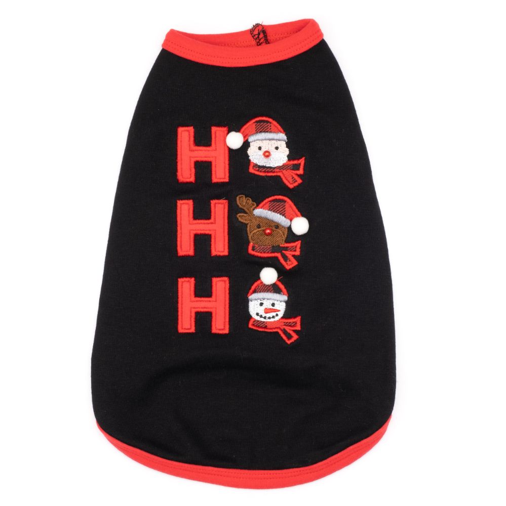 Ho Ho Ho Holiday T-Shirt - Trendy Dog Boutique