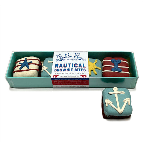 Nautical Brownie Bites Gift Box - Trendy Dog Boutique