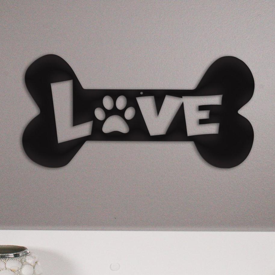 Puppy Love - Metal Wall Art/Decor - Trendy Dog Boutique