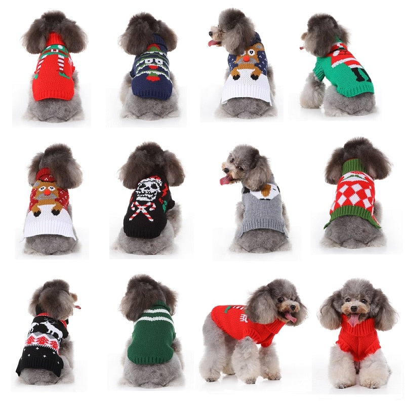 Festive Holiday Dog Sweaters - Trendy Dog Boutique