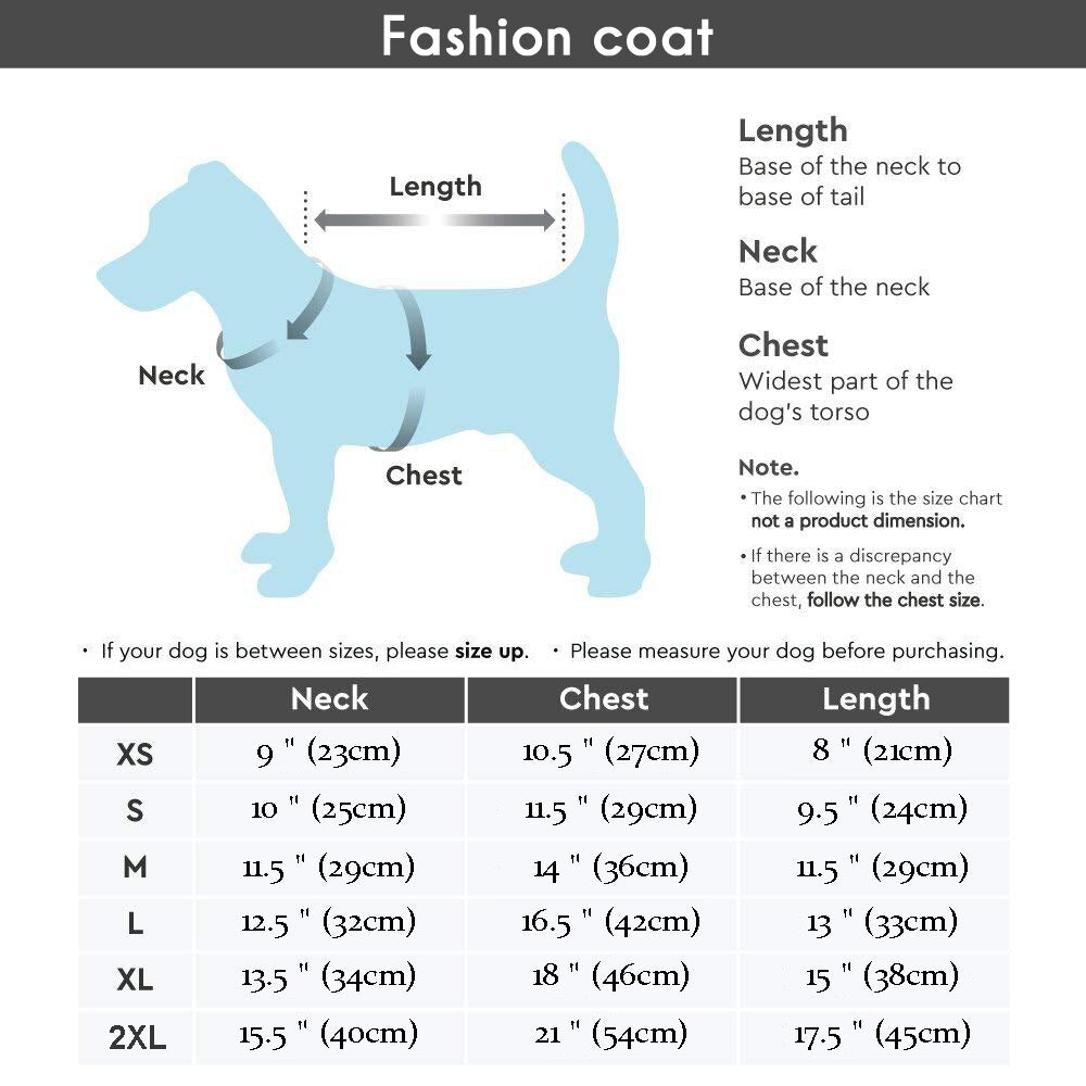 Puffer Coat for Dogs - Trendy Dog Boutique