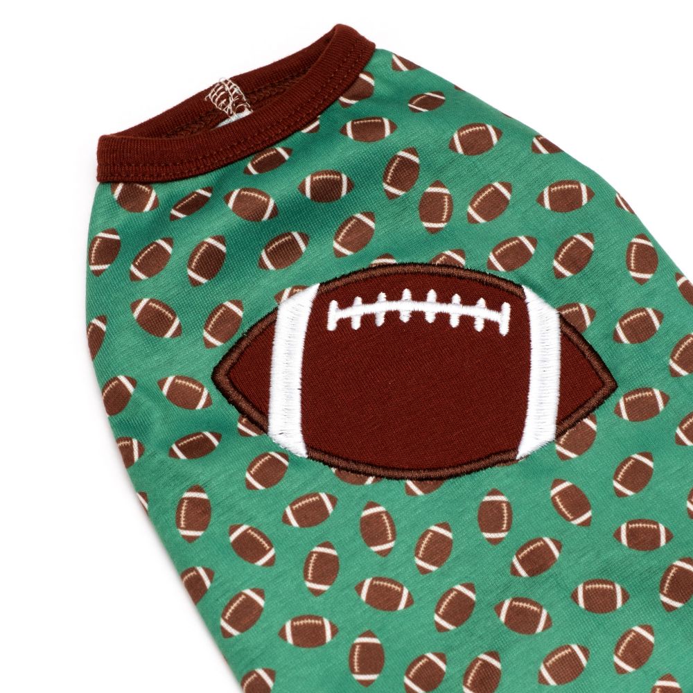 Game Day Football Dog T-Shirt - Trendy Dog Boutique