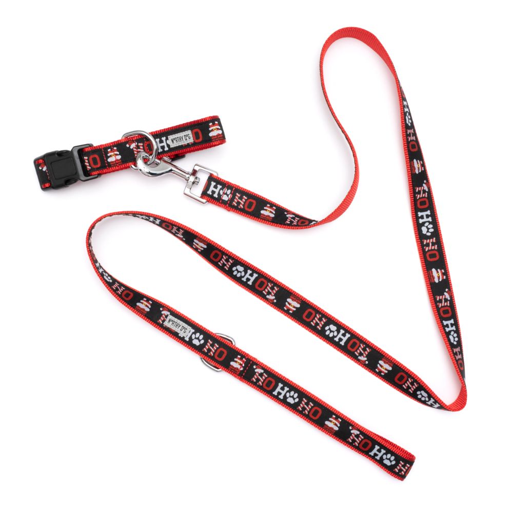 Ho Ho Ho! Dog Collar matching lead - Trendy Dog Boutique