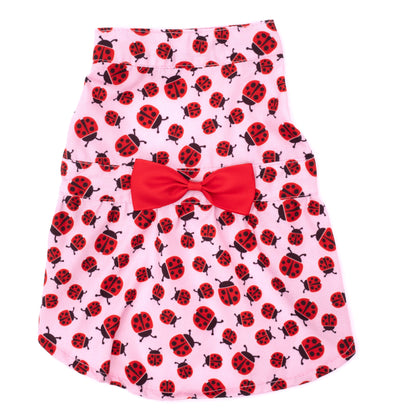 Ladybug Dog Dress, Flat - Trendy Dog Boutique