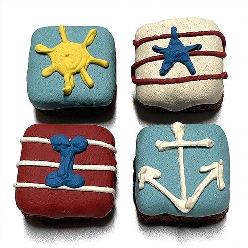 Nautical Brownie Bites Gift Box - Trendy Dog Boutique