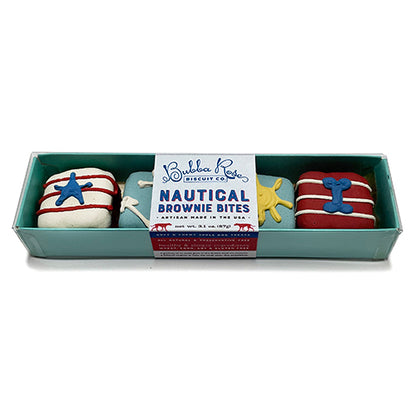 Nautical Brownie Bites Gift Box - Trendy Dog Boutique