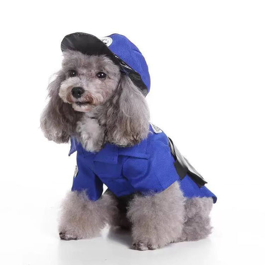 'Pawlice Pawtrol' Police Halloween Dog Costume - Trendy Dog Boutique