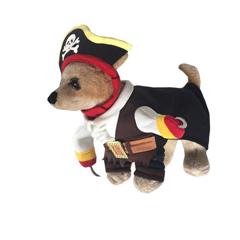 'Captain Snuggles' Pirate  Dog Halloween Costume - Trendy Dog Boutique