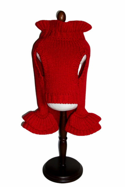 Red Sweater Dog Dress