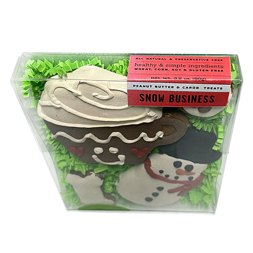 Snow Business Holiday Treat Box - Trendy Dog Boutique